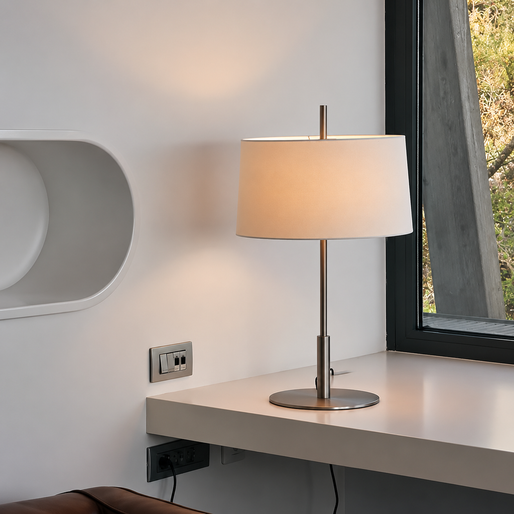 Modern Fabric Table Lamp