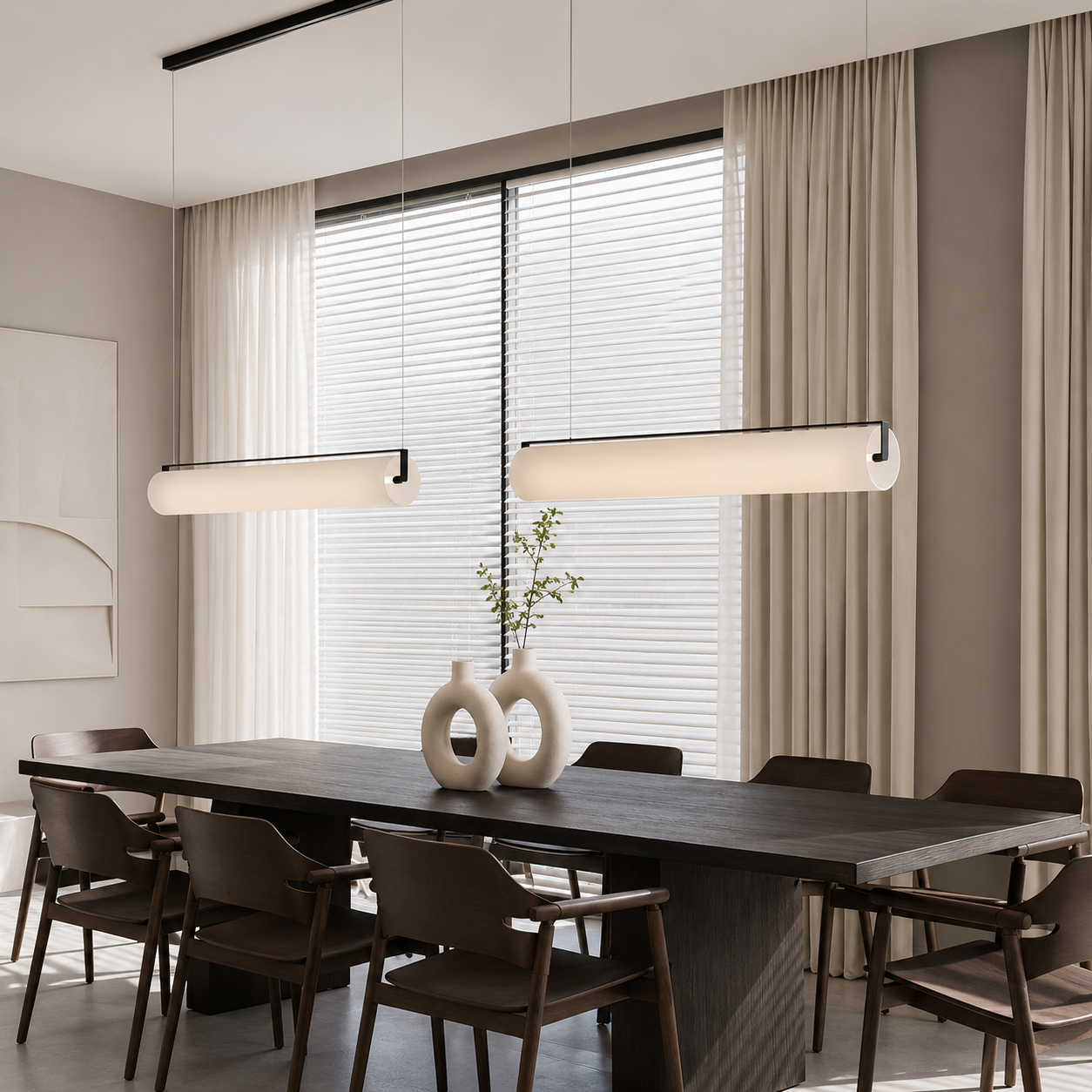 Minimalist Linear Dining Pendant