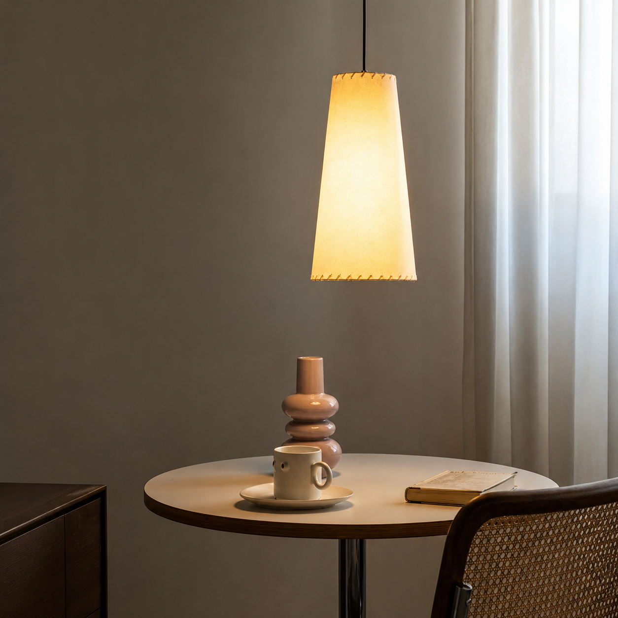 Medieval Parchment Pendant Light