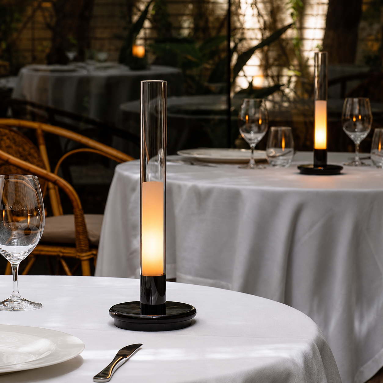 Rechargeable Candle Desk Lamp
