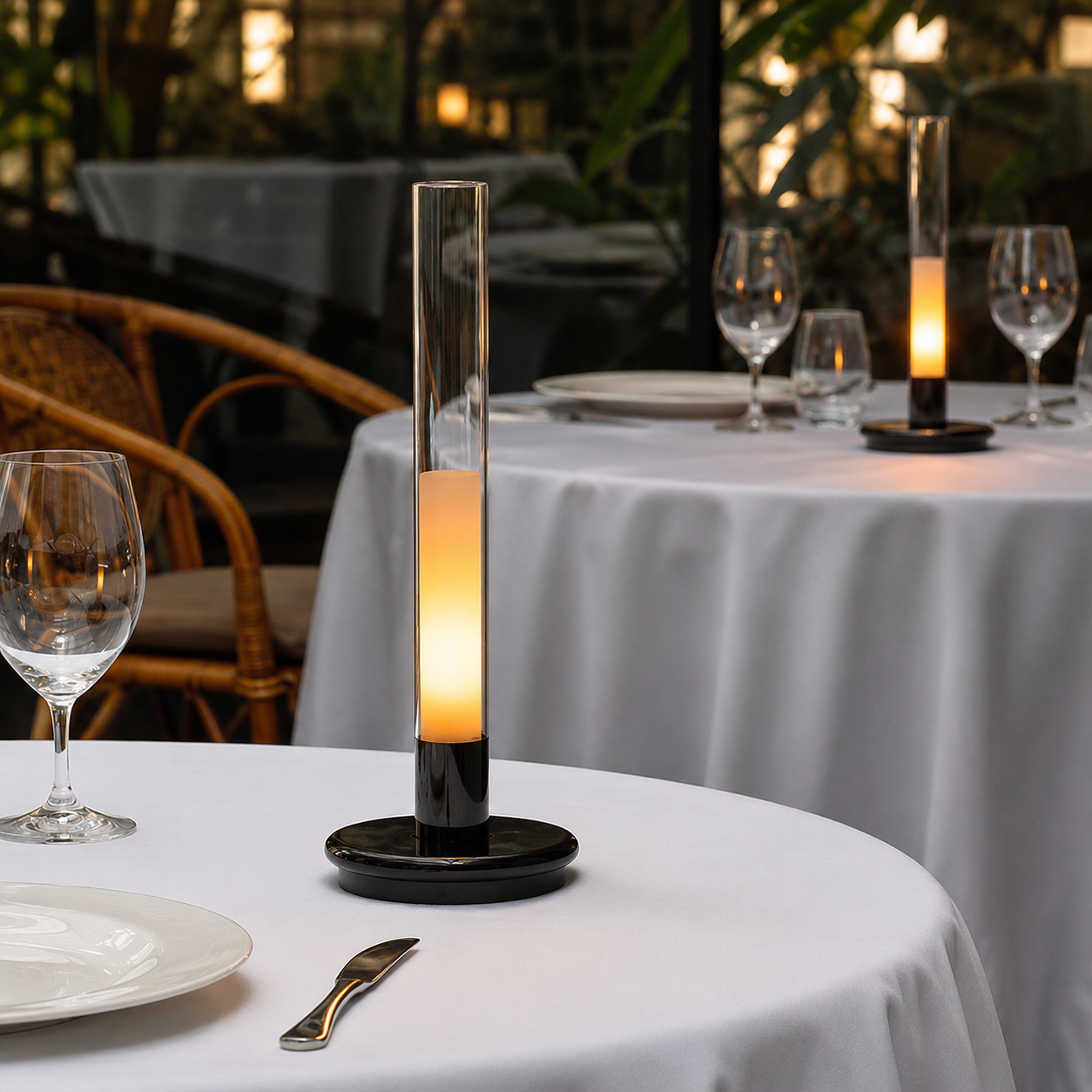 Rechargeable Candle Desk Lamp