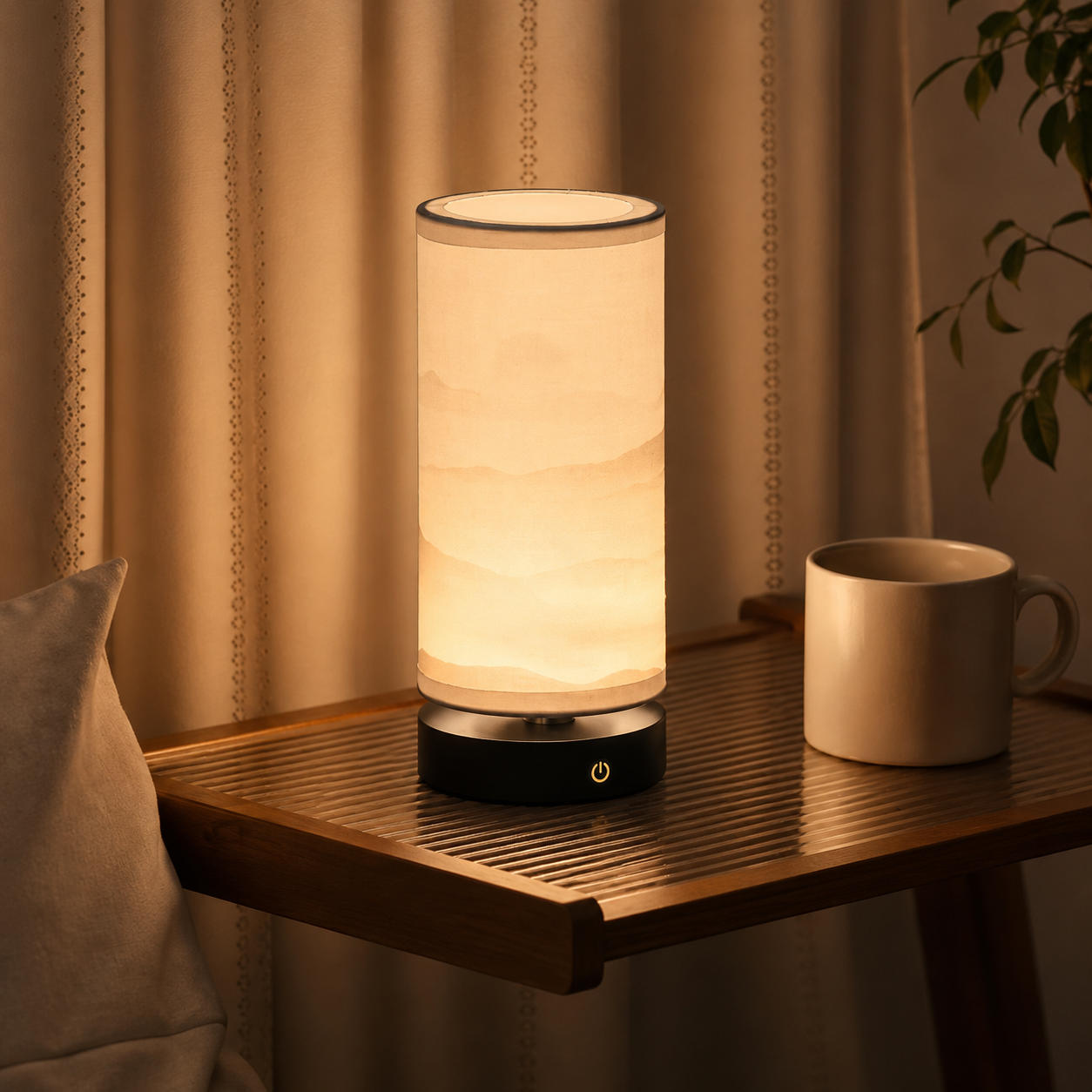 Chinese-Style Rechargeable Table Lamp