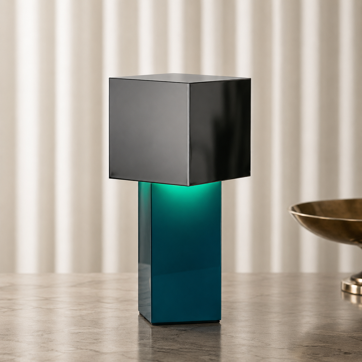Colour-Block Rechargeable Table Lamp