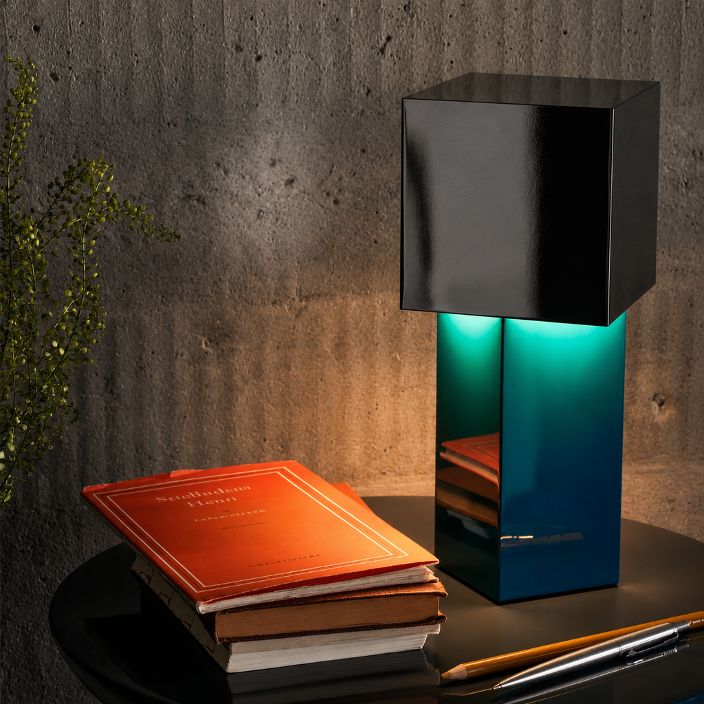 Colour-Block Rechargeable Table Lamp