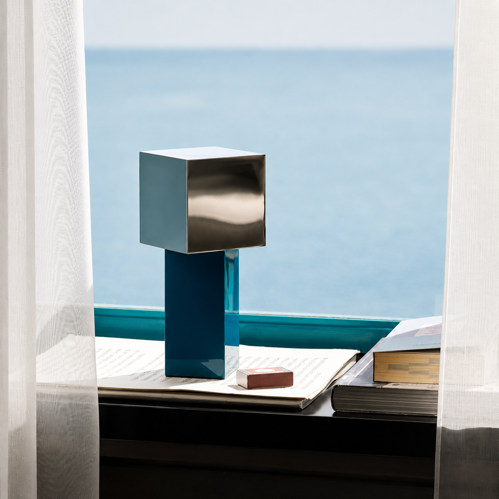 Colour-Block Rechargeable Table Lamp