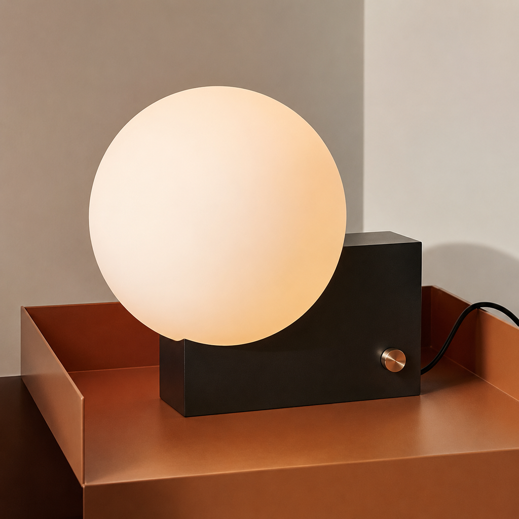 Snail Glass Table Lamp