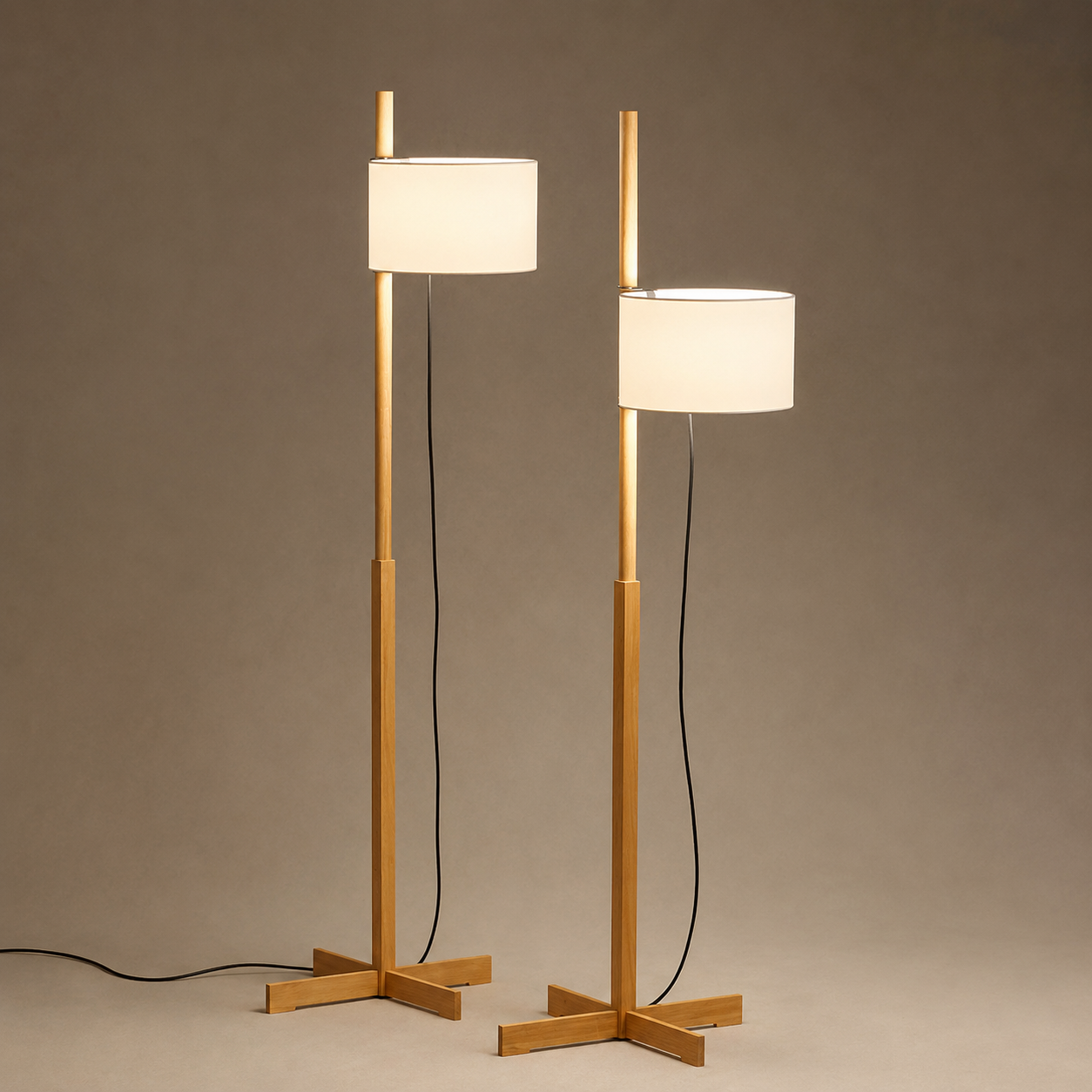 Adjustable Wood Floor Lamp image 5