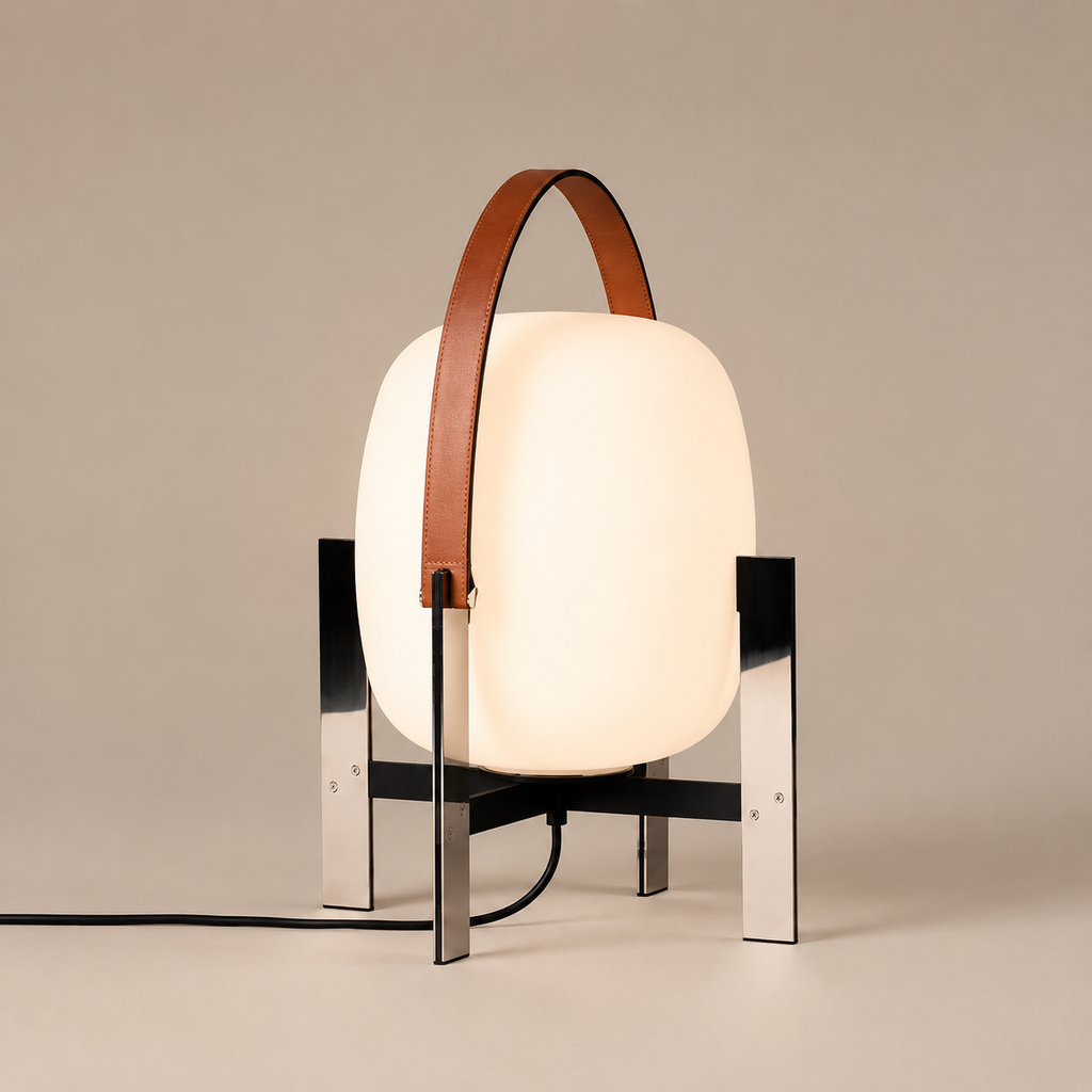 Nordic Leather Table Lamp