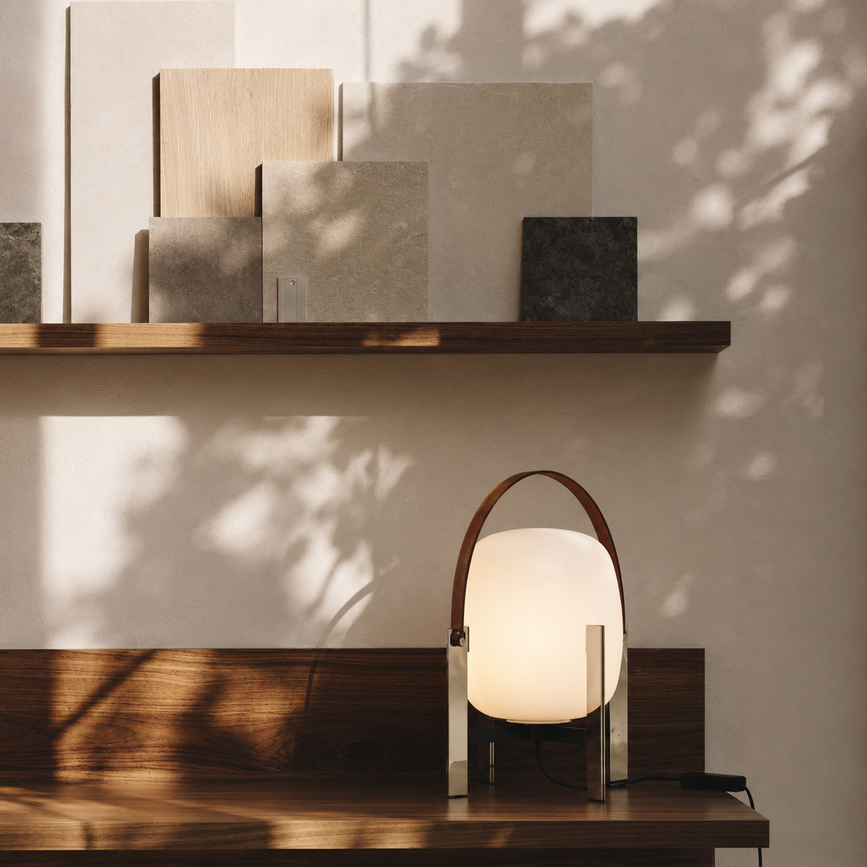 Nordic Leather Table Lamp