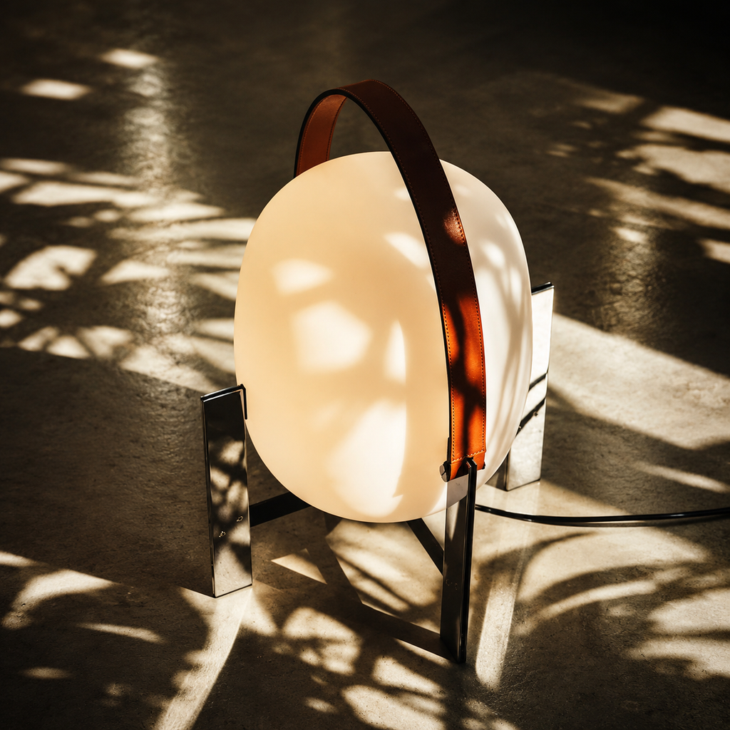 Nordic Leather Table Lamp