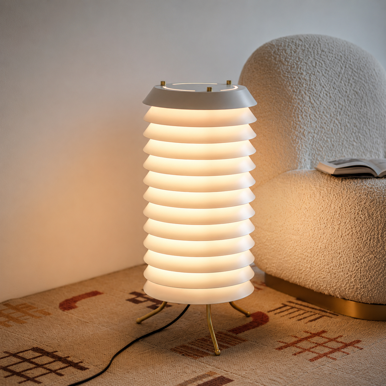 Multi-Layer Retro Floor Lamp image 4