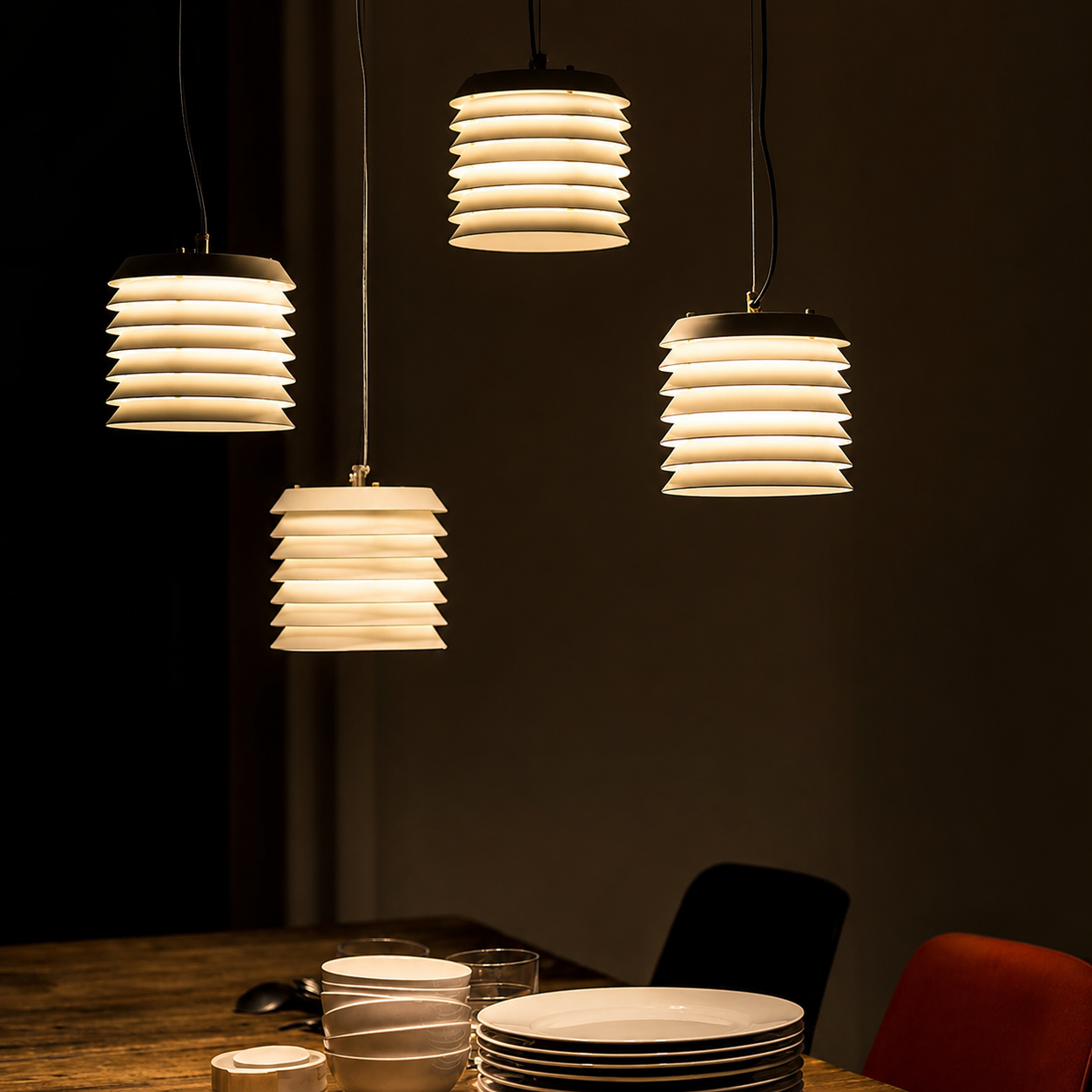 Multi-Layer Retro Pendant Light image 2