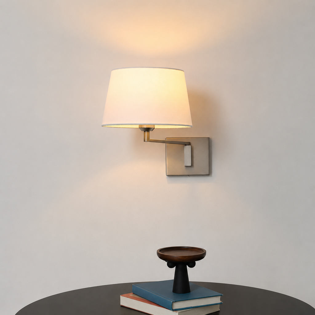 Rotatable Fabric Shade Wall Lamp image 3