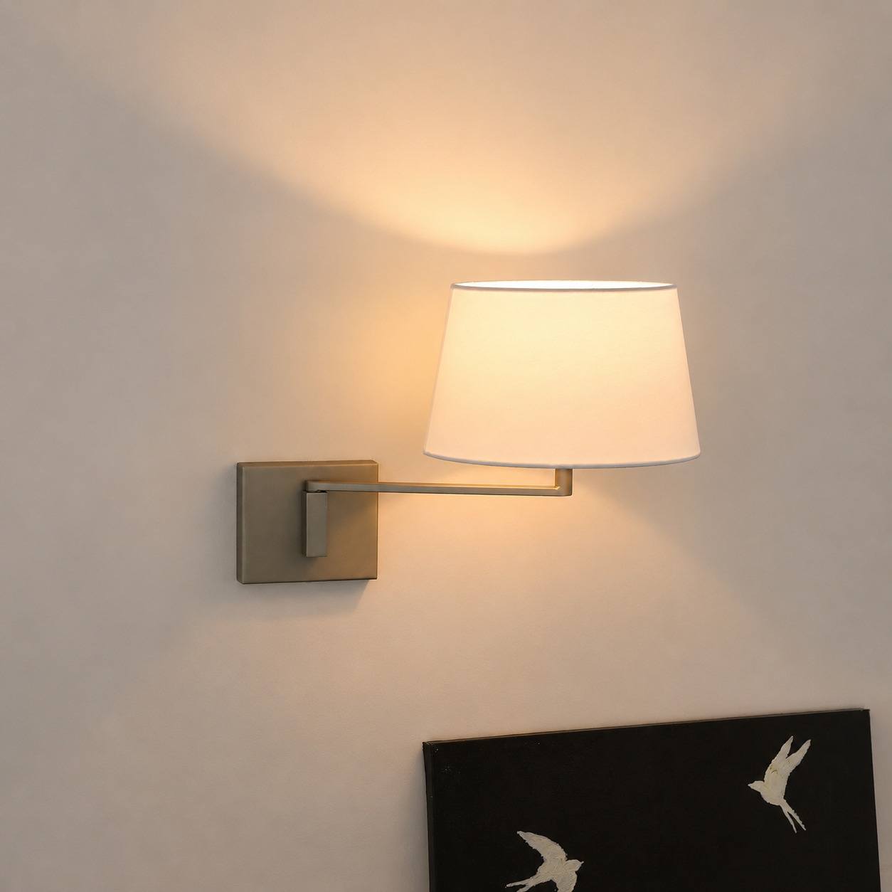 Rotatable Fabric Shade Wall Lamp image 4